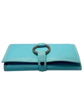 CCC Turquoise Vegan Travel Jewelry Bag.